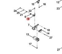  KLW-M135A-00 PLATE,STOPPER YAM